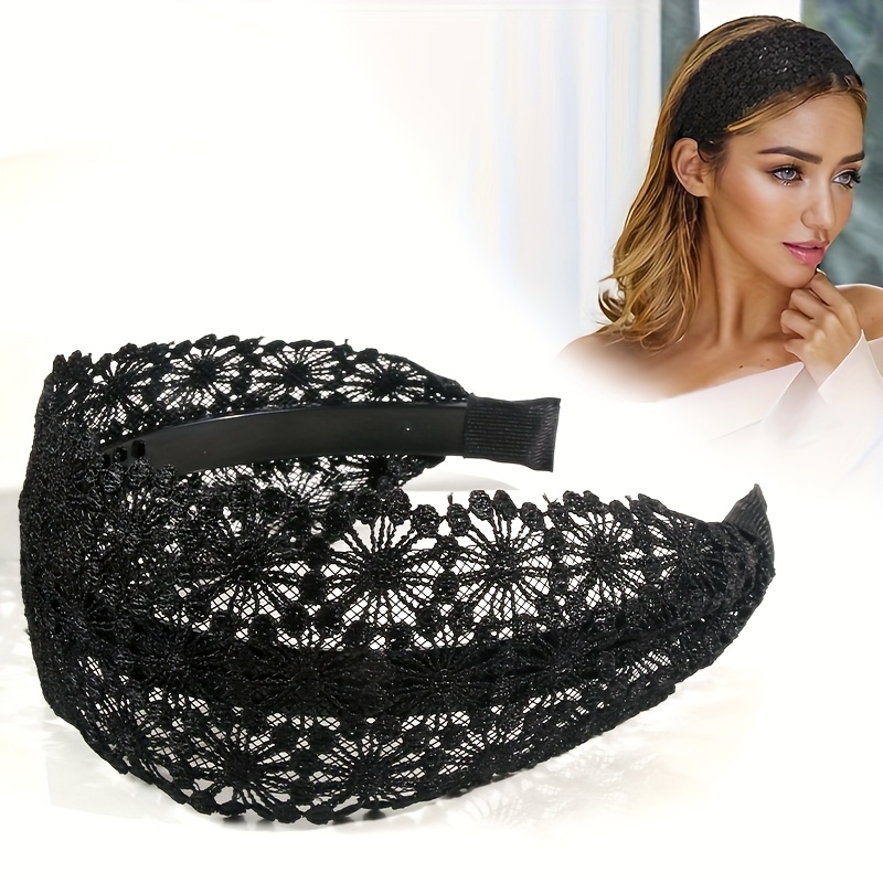 lace headband sold on Temu United States