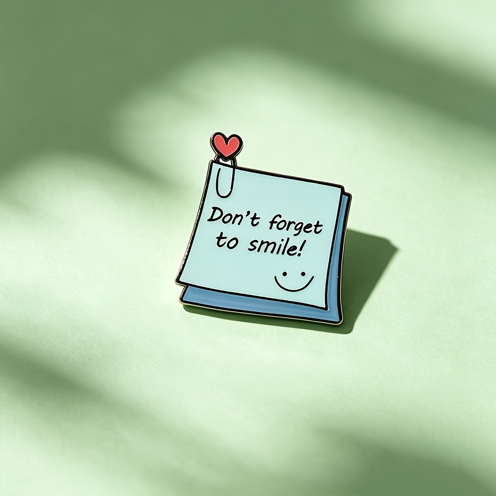 TEMU Épinglette en émail "Ne pas de " - Badge décoratif tendance, ornements, badges de pochette, cadeaux