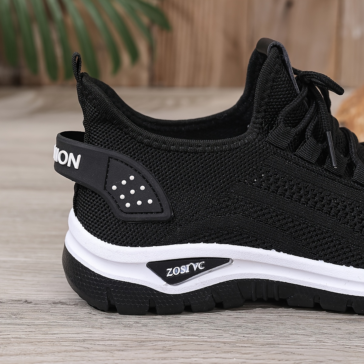 Women's White Breathable Mesh Running Shoes - Comfortable Low-Top Sneakers with Rubber Sole for Travel, Vacation & Casual Wear, Sleek Shoe Design | Cushioned Support
