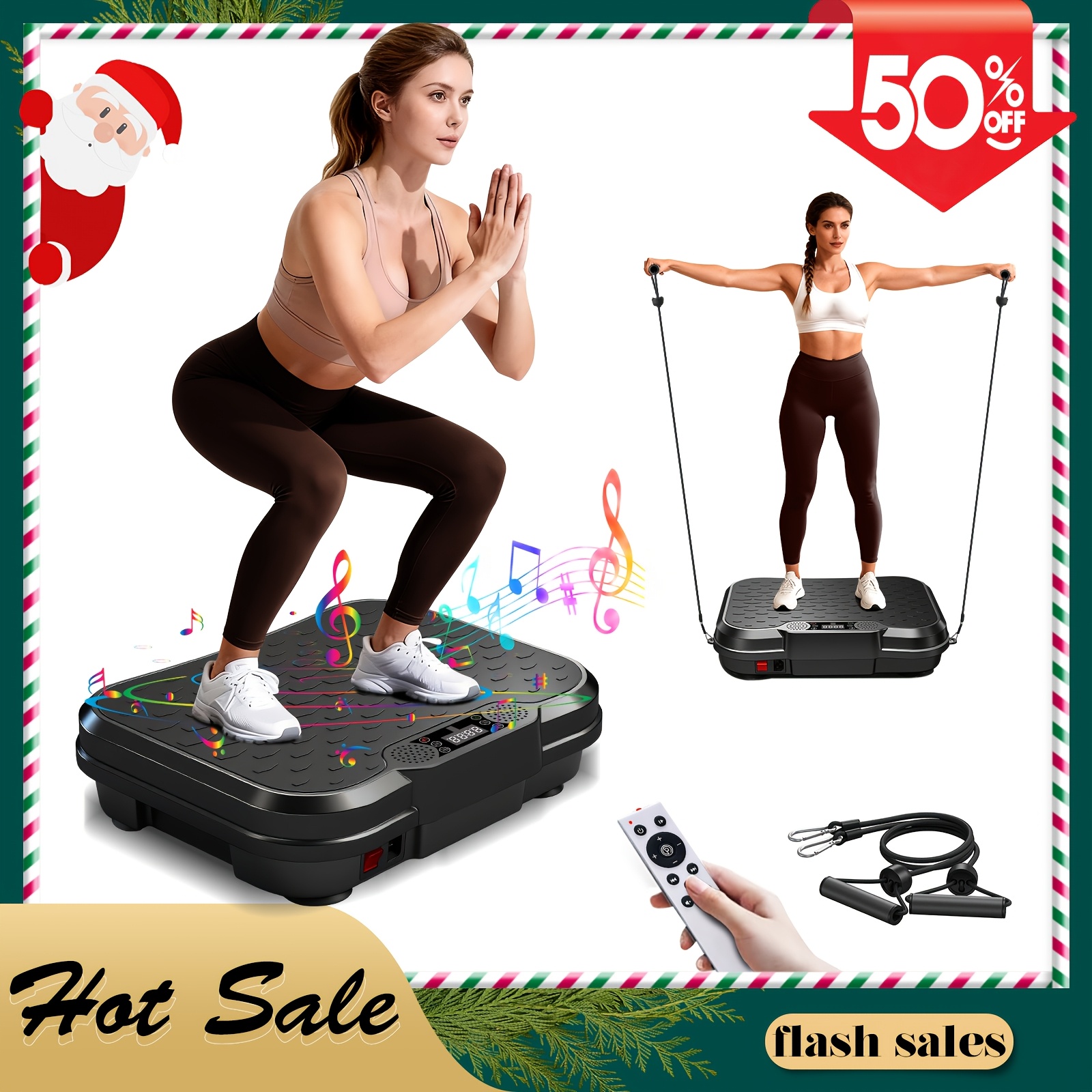 Vibration Plate Fitness Platform – Full Body Shaking Exercise Machine for Weight Loss, Fat Burning & Muscle Training, Vibrating Workout Board for Women & Men Home Gym — Zaynora Luxury Marketplace