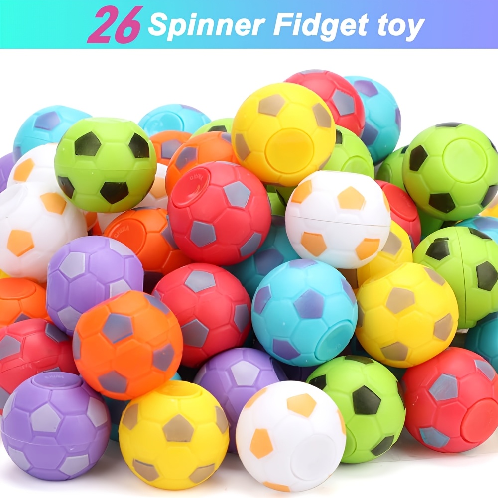 26pcs Mini Soccer Ball Fidget Spinners
