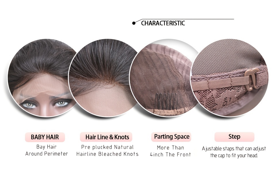 Ombre Brown Human Hair Wigs Layered Cut Curly Wave Wigs Human Hair Wig with Baby Hair 4x4 Lace Closure Wigs Human Hair Transparent Lace Closure Human Hair Wig Deep Curly Summer Wig Brazilian Hair 22 24Inch Pre Plucked Short Wavy Wigs Daily Use