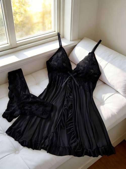 item picture 2026 womens latest camisole dress soft sleepwear set