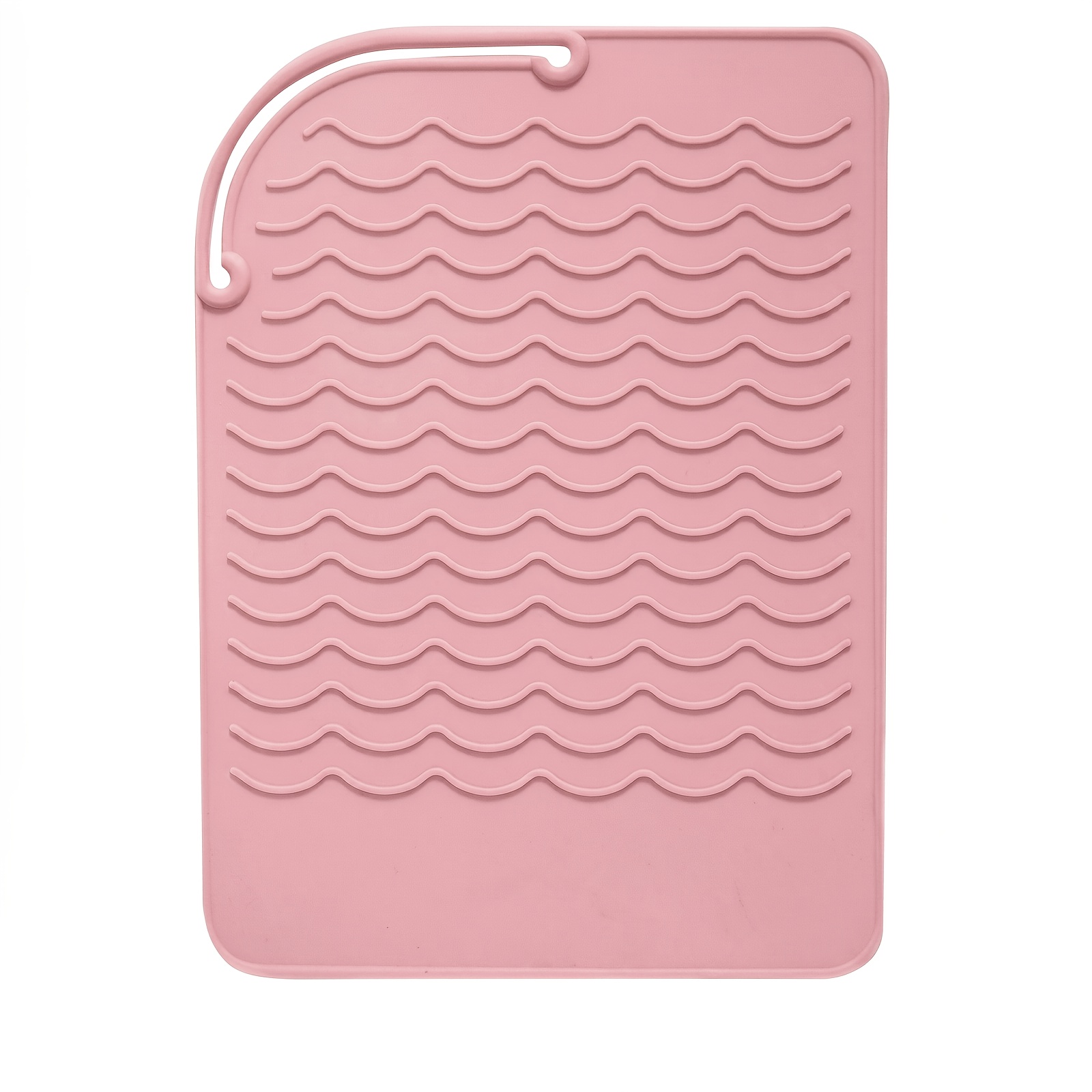 Image of Heat Resistant Mat For Hair Curling Iron, Foldable Travel Hot Tool Storage Wrap, Anti-scald Insulation Pad For Hair Straightener, Desktop Protective Heat Insulation Cushion