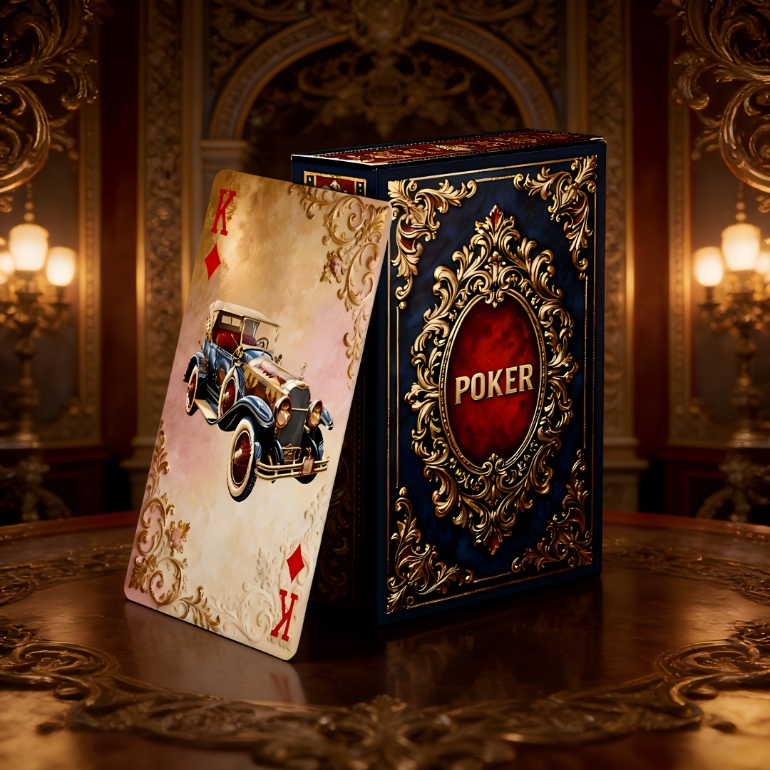 A Deck Designed For , Showcasing A And Luxurious Visual Style, Consisting Of 54 Beautifully Cards With Embossing On Sides, Made From High-quality Paper. Ideal For Presents