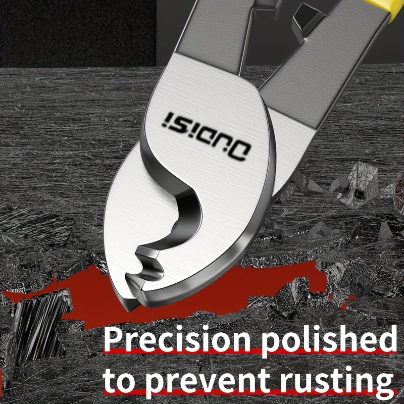 1 stuk 15,24 cm, 20,32 cm, 25,4 cm Draadstrip Tang, Kabelschaar, Chroom Vanadium Staal Gesmeed, Slijtvast en Duurzaam, Gebruikt voor Scherp Snijden van Kabels en Gedraaide Draden, Comfortabele Greep, Precies Snijden