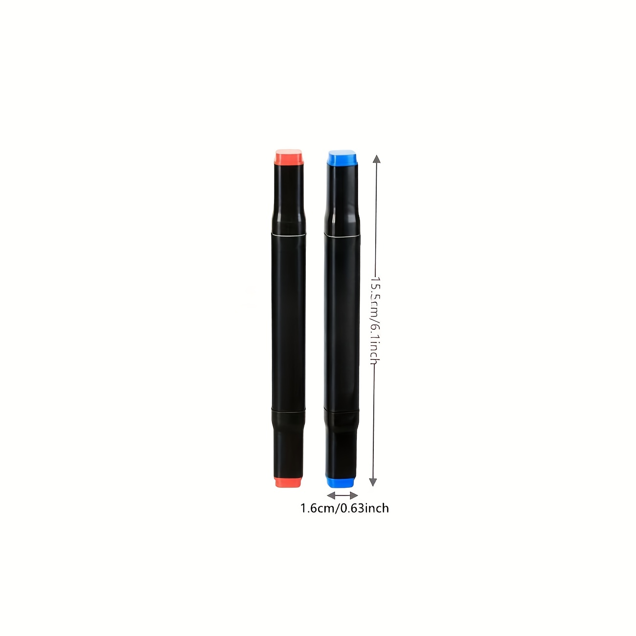 80 120pcs colored markers double tip illustration marker set