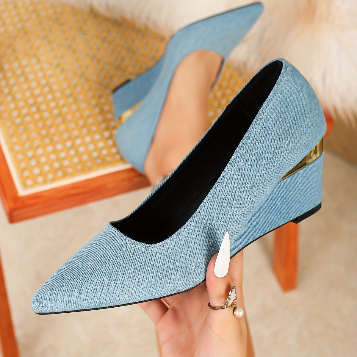 women low heels sold on Temu United States