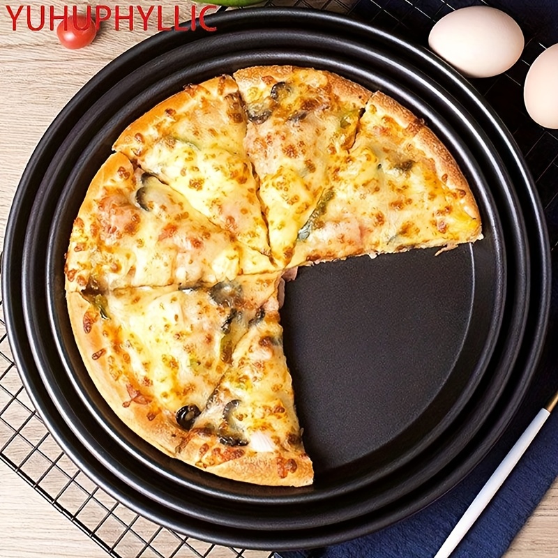 

Yuhuphyllic , Perforated Pizza Tray, Round Pizza Baking Pan, Restaurant , And Homemade Pizza Baking, Easy To Clean And Oven Safe.