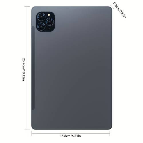 t20 nueva tableta 2025, pantalla hd de 10.1 pulgadas, display ips 1280x800, cpu -core de rendimiento, 24gb+8gb + 256gb (ampliable a 2tb), cámaras duales 8mp+5mp, batería de larga duración 5000mah, soporte para desbloqueo facial, l1, ai 4.0 y de