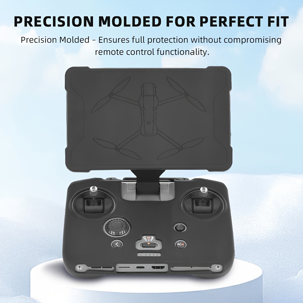 2pcs silicone case screen protector and dust cover set for dji   4 pro  2 remote control     Product details 1