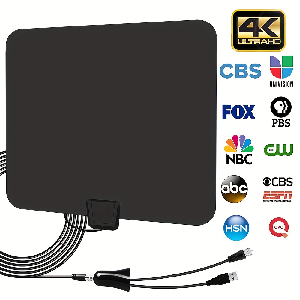 TEMU Tv Antenna Portable Antenna Indoor Antenna Supports 4k 1080p Suitable For All Smart Tvs With 133 Feet Coaxial Cable TEMU Tv Antenna Portable Antenna Indoor Antenna Supports 4k 1080p Suitable For All Smart Tvs With 133 Feet Coaxial Cable