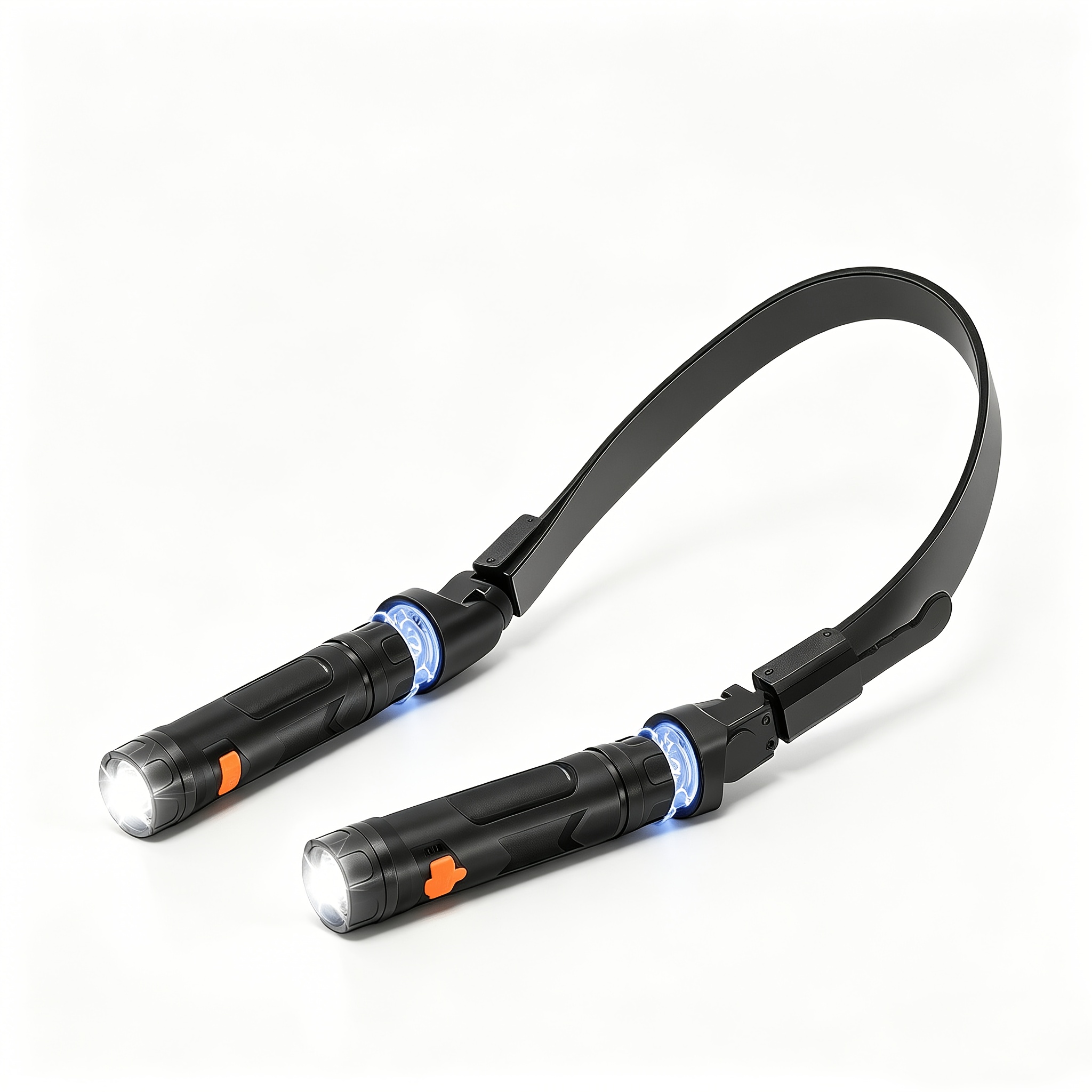 Hands Led Light With Magnetic Base, Flexible Detachable Neck Flashlight, Portable Lighting For Craft, Grill, Repair, Camping, Emergency Use