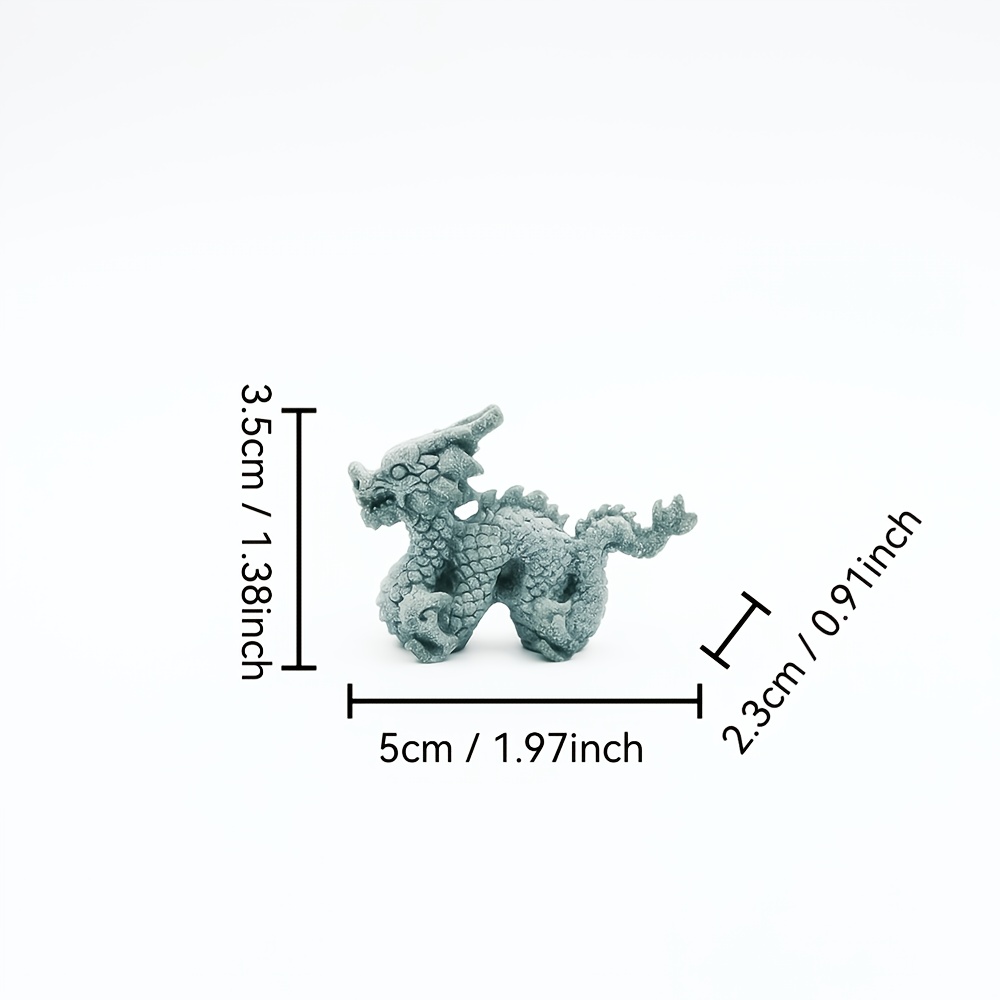 Image of A Small And Exquisite Dragon Figurine, Suitable For Holidays, Indoor Decor, Aquarium Decoration, Bonsai Display, Ornament, Garden Decoration, And Outdoor Embellishments