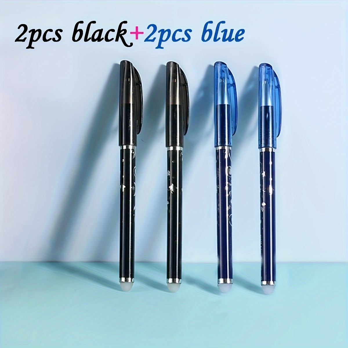 Quick dry Erasable Gel Pens Fine Point Blue White Porcelain - Temu