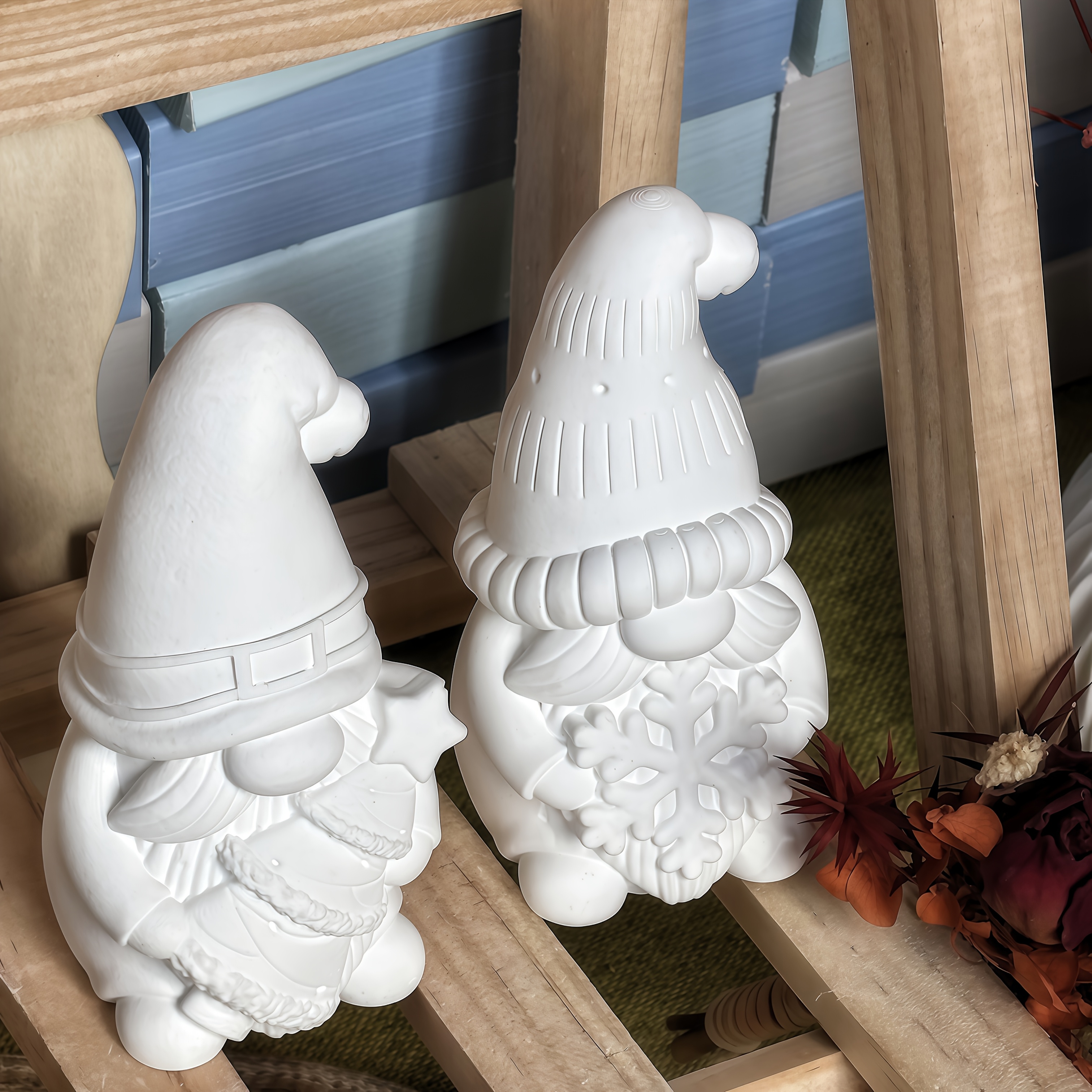 TEMU 2 ks Silikonová pryskyřice 3D Santa Claus Silikonová forma Objímající Santa Claus a Objímající sněhovou vločku Santa Claus Forma na výrobu