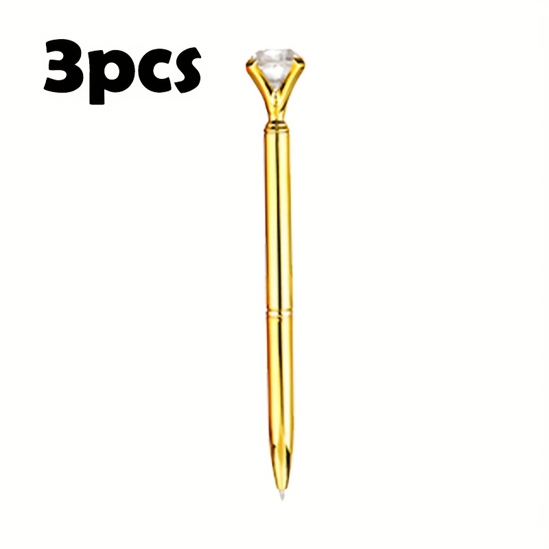 TEMU 3pcs Custom Bridesmaid Pens, Diamond Pens, Bridesmaid Gifts, Personalized Wedding Pens, Bridal Shower Planning, Bridal Shower Favors, Bridesmaid
