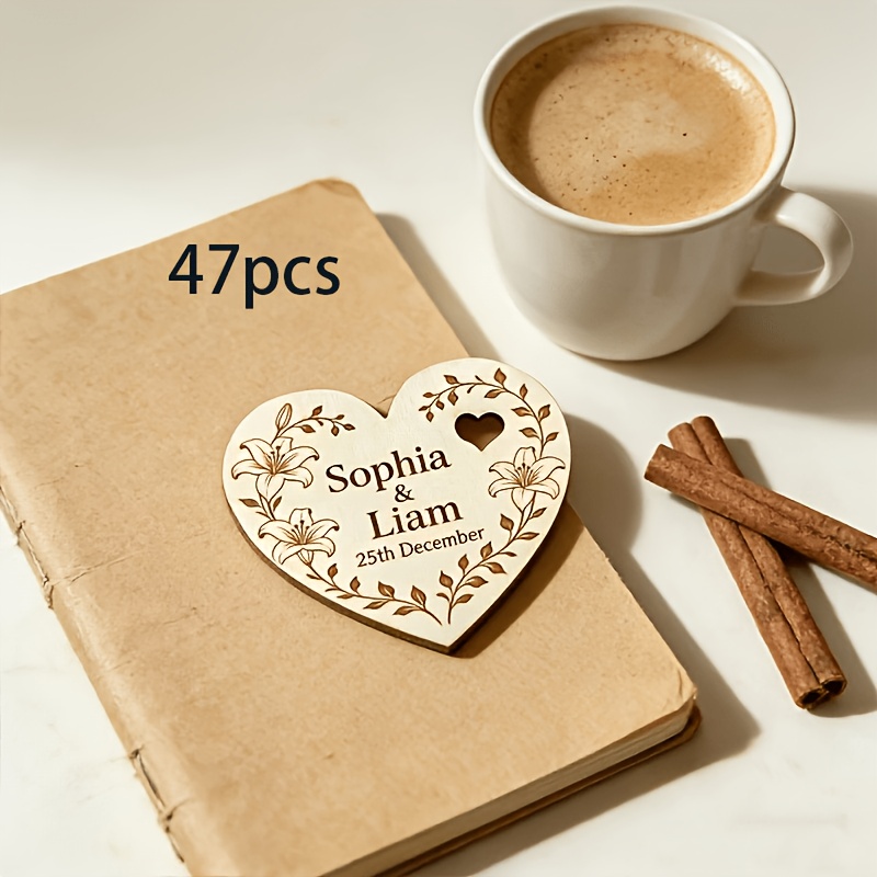 TEMU 27/37/47pcs Décorations de fête de baptême personnalisées et de nom et date, pour , cadeaux de d', cadeaux de baptême, aimants de réfrigérateur,