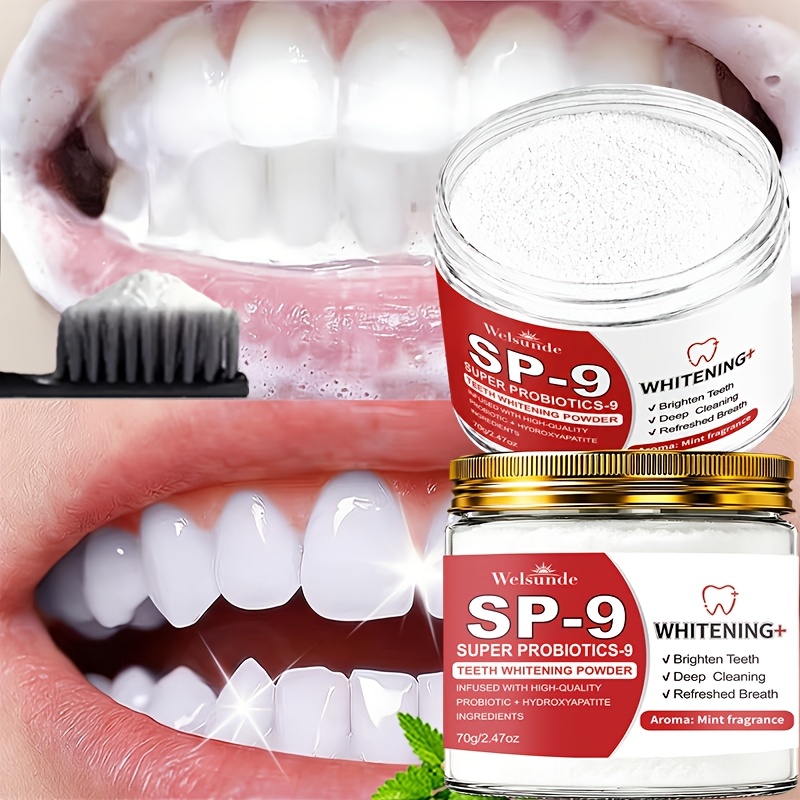 20X Super Probiotics Hydroxyapatite Tooth Powder for Deep Cleansing