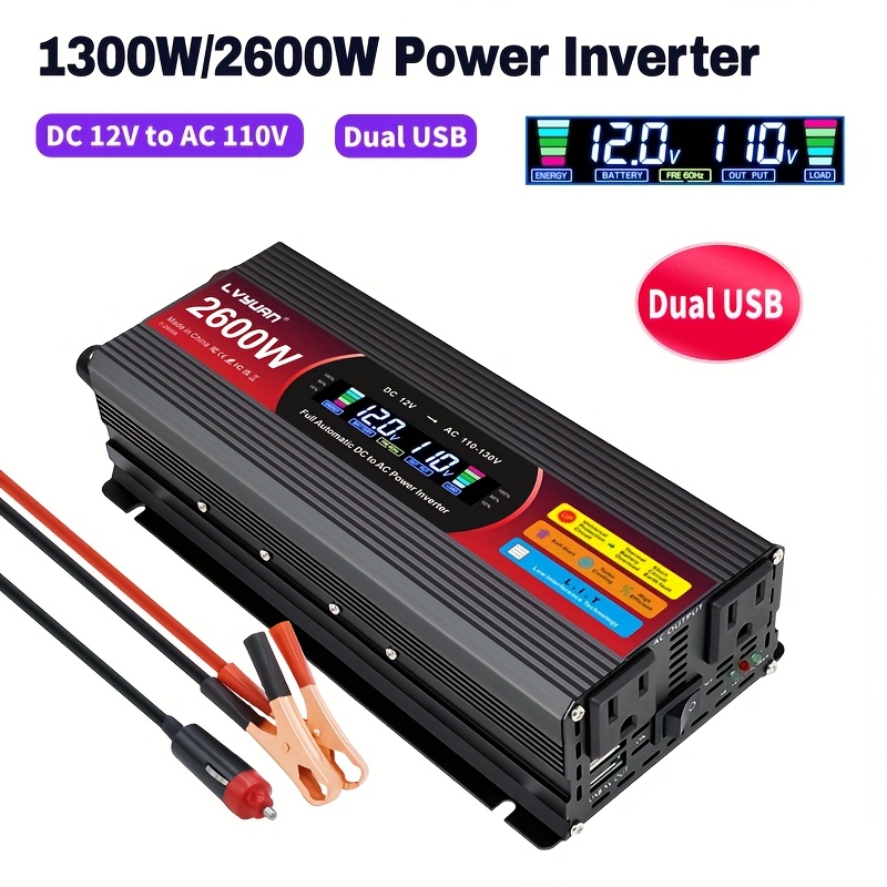 110 to cigarette lighter 110V Power Supply With 12V Adapter  SoloKool Measuring 8.27 x 4.33 x 2.36 inches Household 110-220V AC to 12V