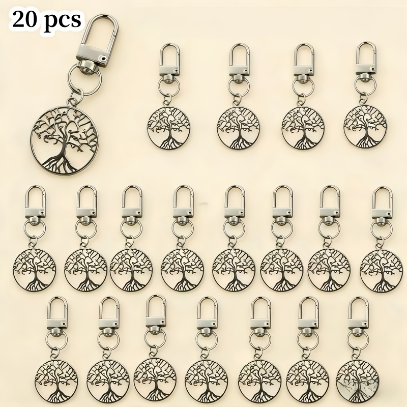 TEMU 20 porte-clés Arbre de Vie - Design Puzzle Inspirant pour Hommes et Femmes - Porte-clés Tendance, pour de des Diplômes, la Fête des Professeurs,