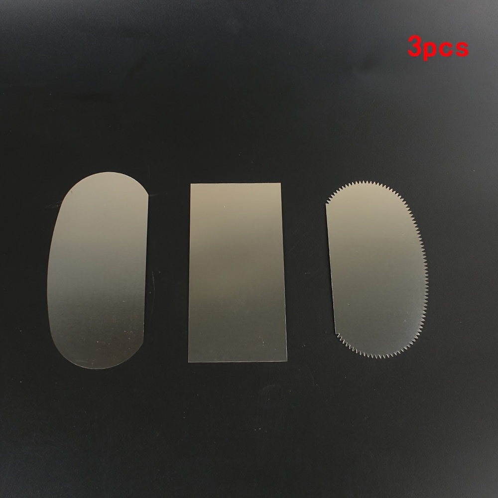 Image of 3/7/10pcs Premium Ceramic Art Stainless Steel Metal Scrapers - Durable, Easy-to-bend, And Easy-to-operate Tools For Ceramic Repair, , And Sculpture - Uncharged, Metal Material, , And Long-lasting