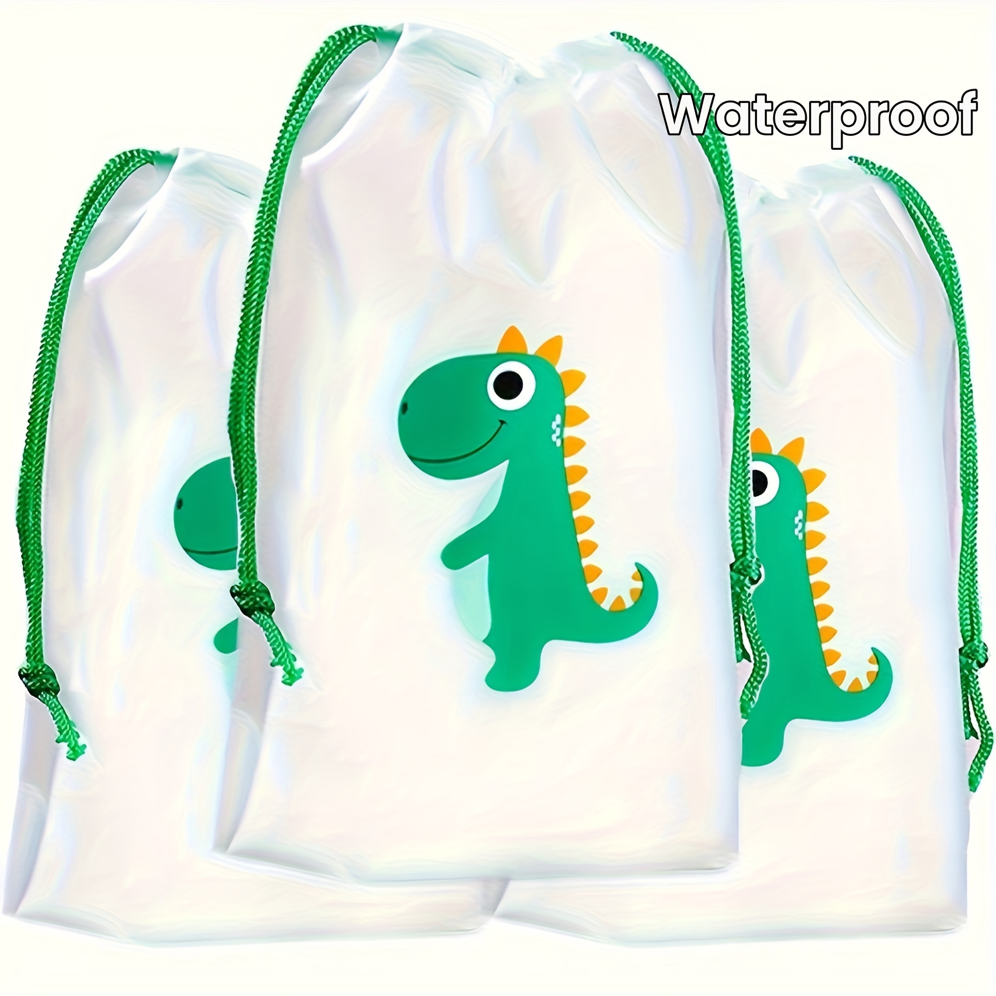 

3pcs Transparent Travel Waterproof Storage Bag Travel Clothes Drawstring Storage Bag