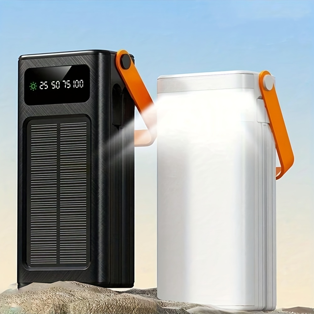 50000mah large capacity solar power bank fast charging - Temu