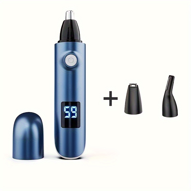 TEMU Nose Hair Trimmer Non-invasive Nose Hair Double- Blade Easy To Clean Eyebrow Trimming Tools, Rechargeable Nose Hair Trimmer Eyebrow Trim Body ,