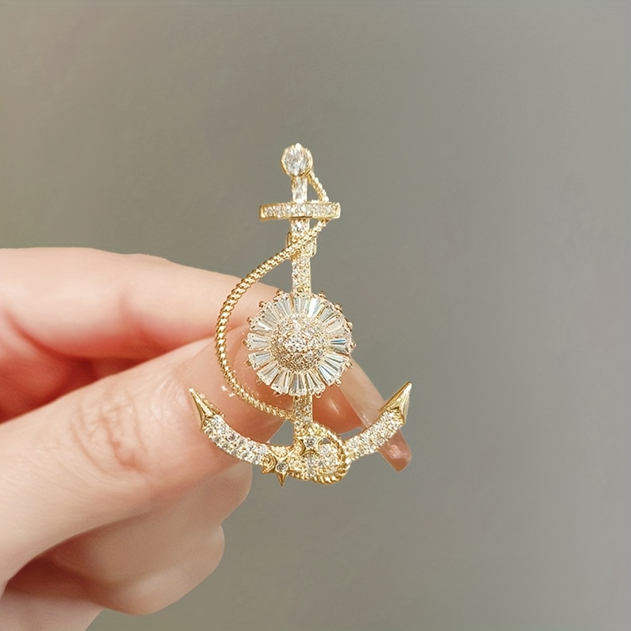 TEMU Broche de para mujer, y elegante, que transmite un de lujo y originalidad, un accesorio de pin para solapa para trajes