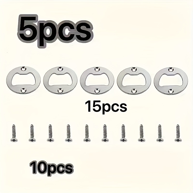 TEMU ชุดใส่เปิดขวดสแตนเลส 15 ชิ้น, DIY Bottle , Kitchen Gadgets, ของขวัญปาร์ตี้, ของขวัญแต่งงานและวันเกิด