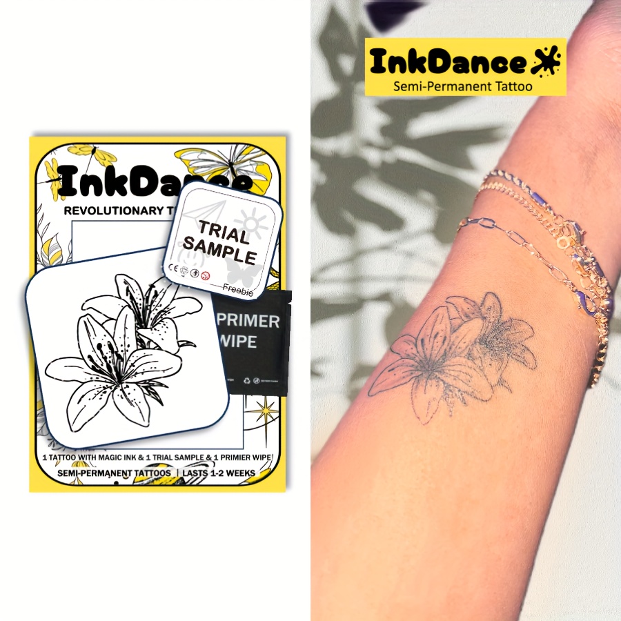 detailed lily technology tattoos semi - Temu Oman