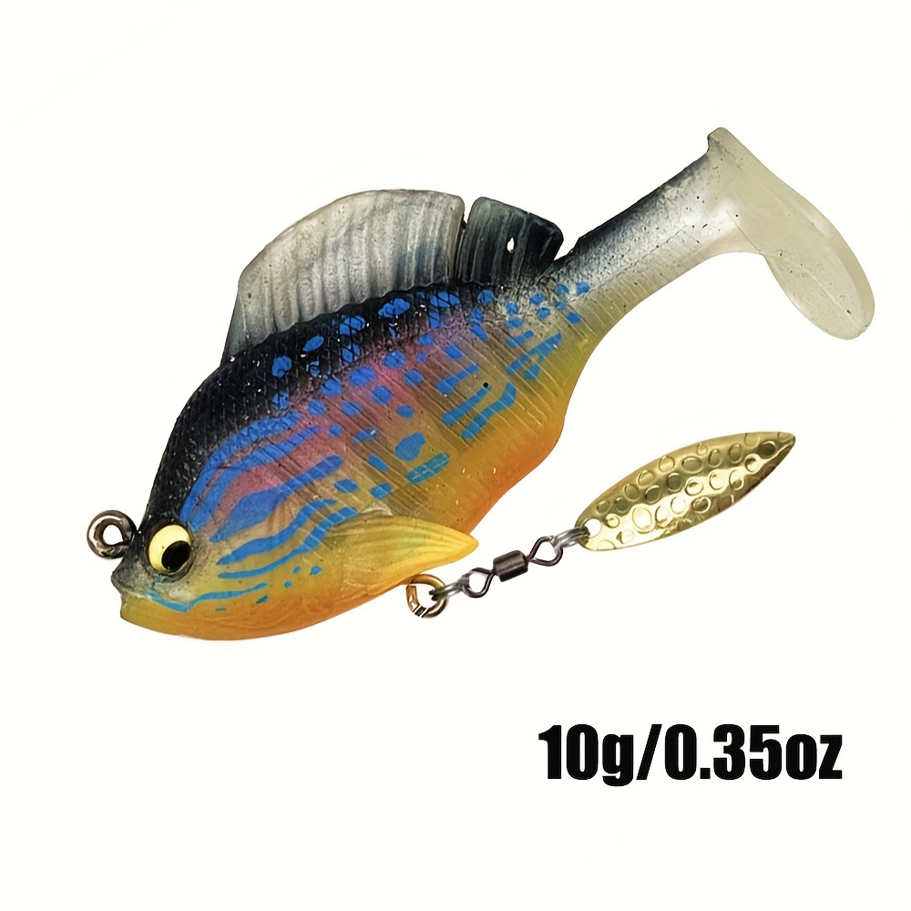 Bionic Paddle Tail Swimbait Sleeper Gill Soft Bait - Temu