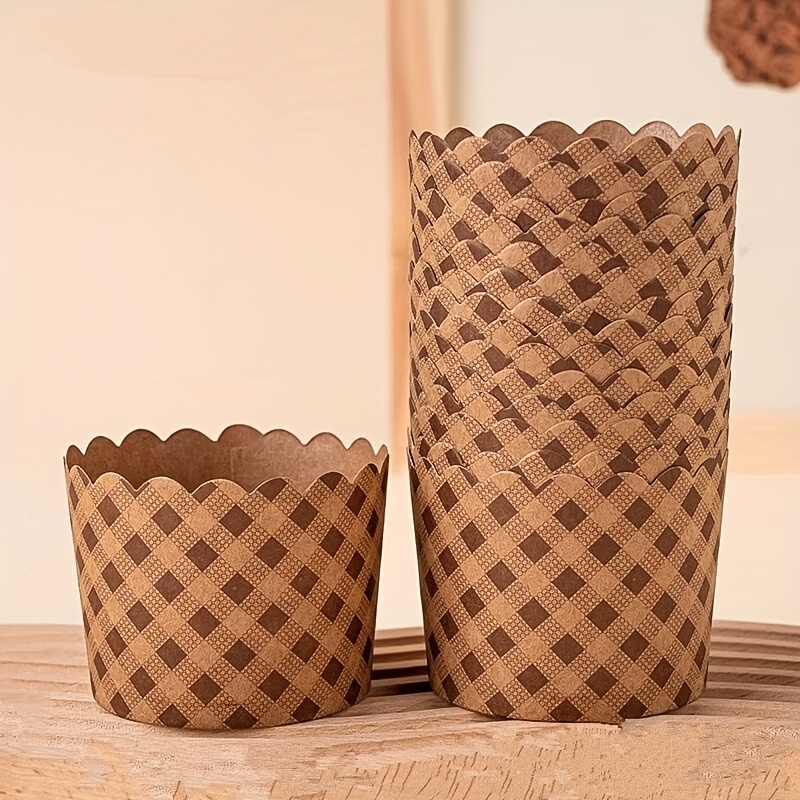 E-shop 30 Stück Bunte Backformen Papier Muffin Förmchen Ofenfest für Hochzeit Geburtstagsfeier Bäckerei Zubehör Küchenhelfer