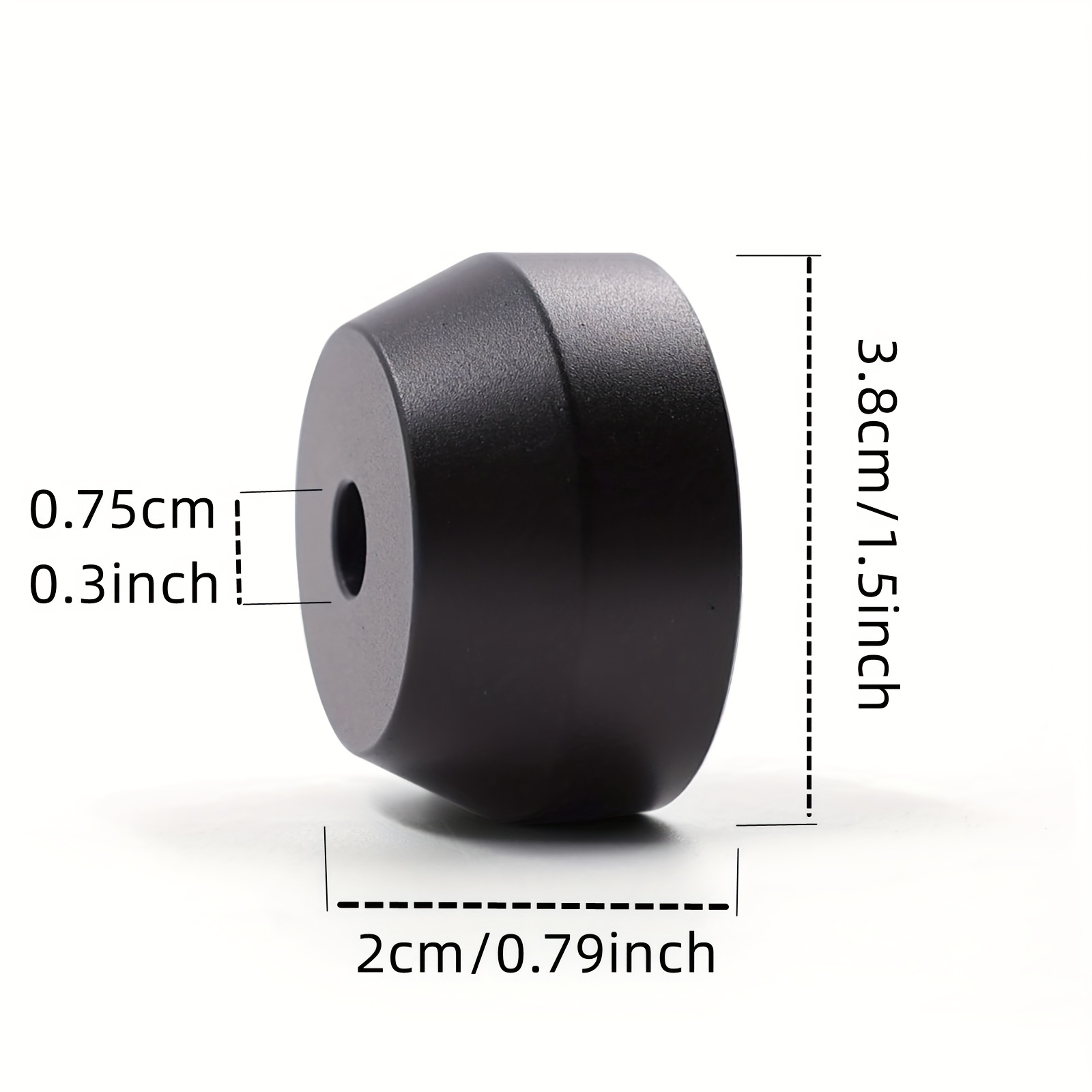 TEMU Adapter For 7-inch Vinyl Record Players | Solid Aluminum, Compatible With Turntable Additions, Black/silvery, No Electricity Required