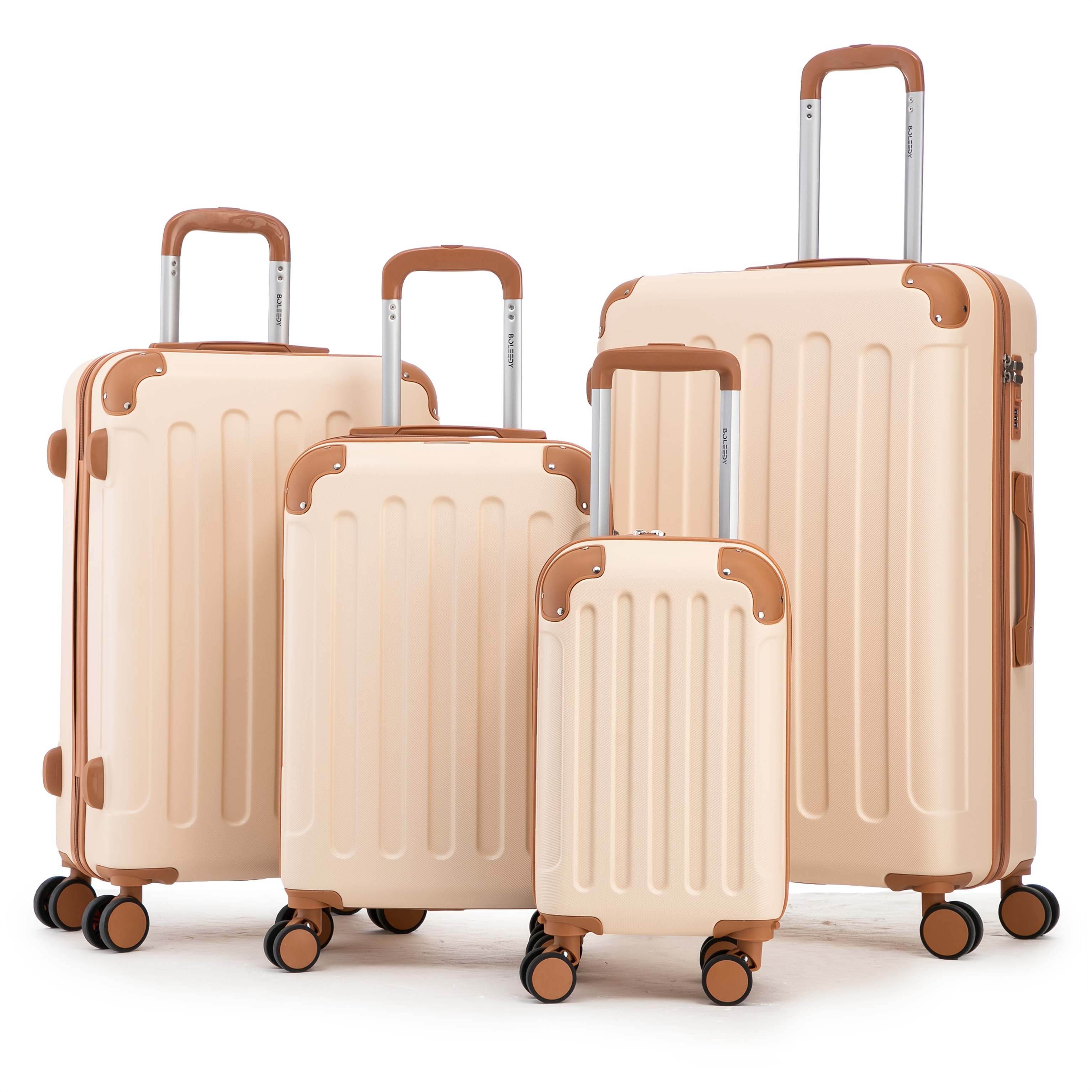 TEMU Travel Suitcase - Luggage Set With Wheels, Reliable Hardshell Travel Case, Suitcase, Large Luggage, Trolley Carry-on Luggage, 4pcs Luggage Set