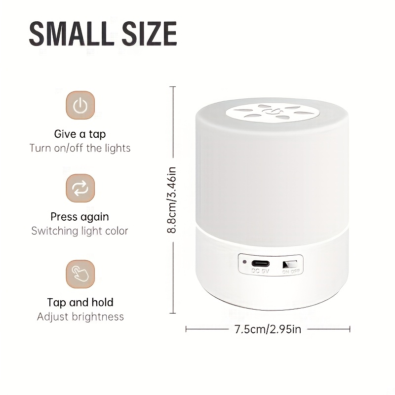 LED Touch Smart Light, Dimmable Decorative Light for Home