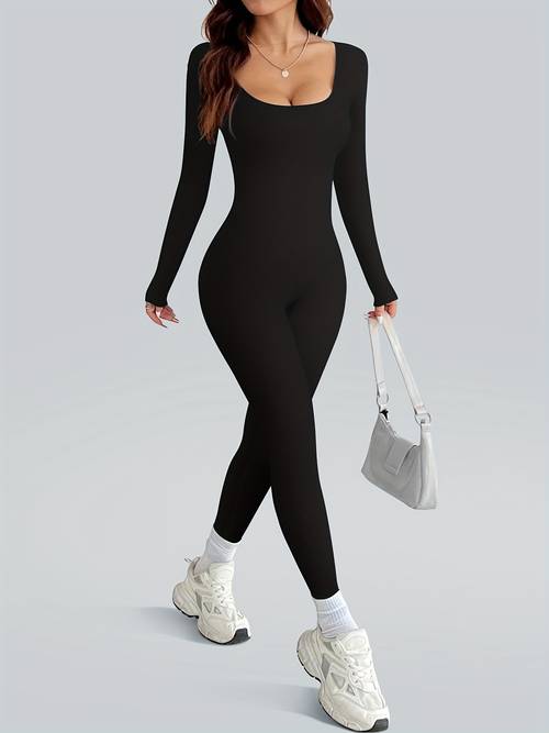 half zip jumpsuit women gym bodysuit long sleeve activewear set running workout romper fitness overalls sportswear yoga clothes high stretch in multiple colors