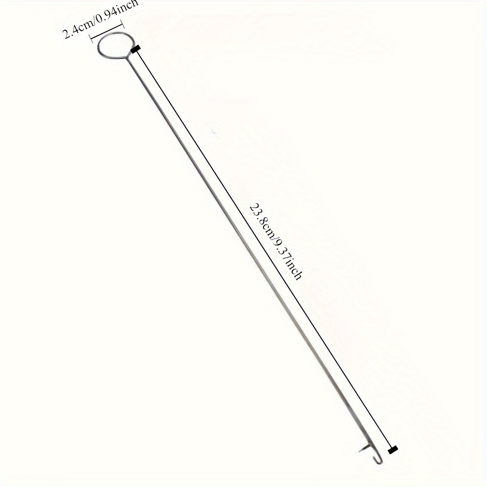 Metal Sewing Loop Turner Hook Latch For Turning Fabric Tubes Straps Belts Strip For Home Sewing Tools