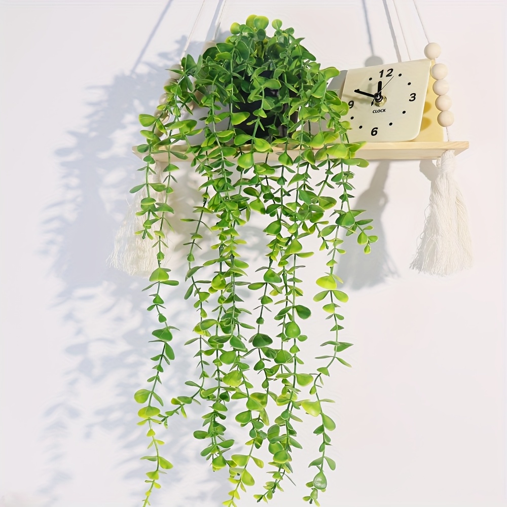 realistic artificial eucalyptus hanging plant pot high - Temu Mauritius