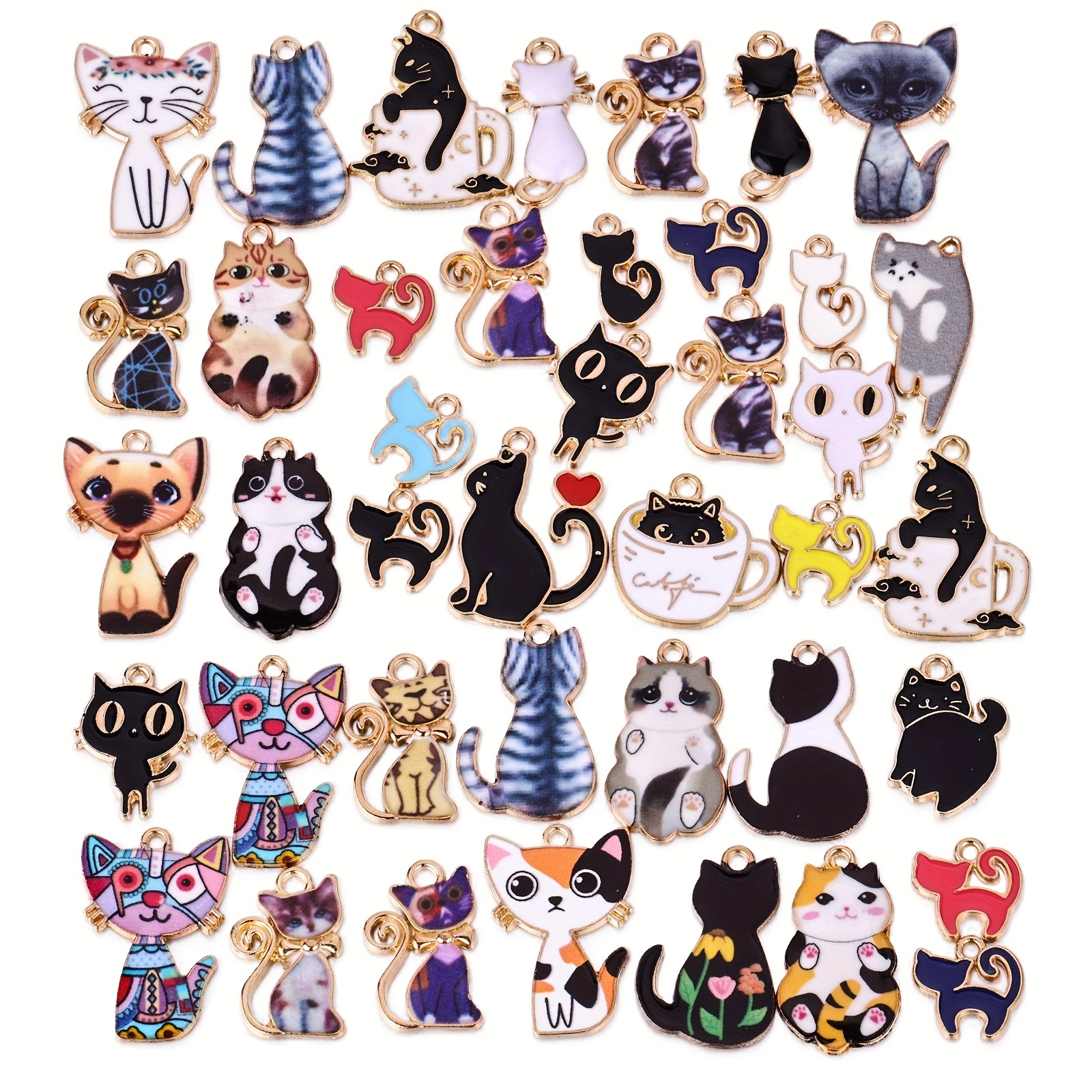 

20-pack Assorted Charms Set, Zinc Alloy Pendants For Jewelry Making, Necklace , Diy Crafting, Keychain Creation - Random Styles