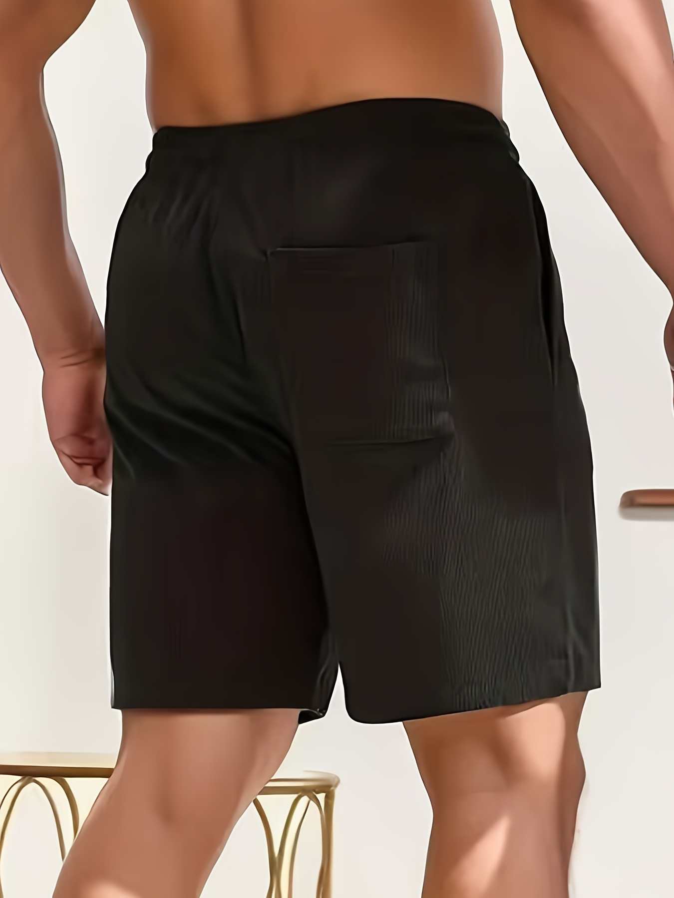 Men's Lightweight Summer Shorts - Non-Stretch Casual Athletic Pants for Running, Gym, Everyday - Easy-Care (Hand Wash/Dry Clean) - Ideal for Warm Weather - Minimalist Formal Casual Outfits, Workout Shorts