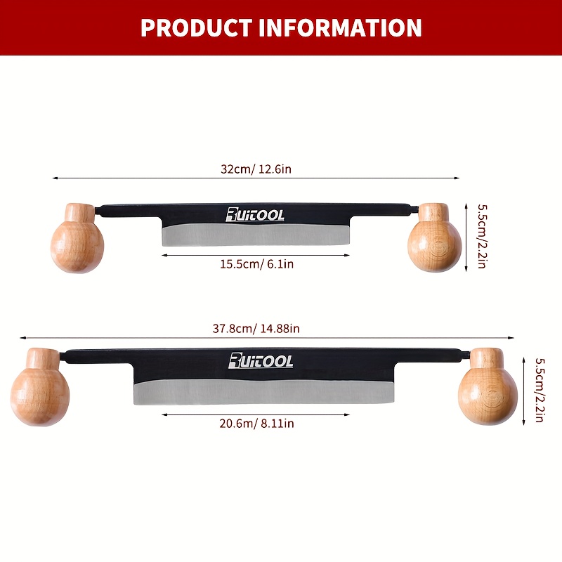 1pc woodworking draw knife 6 8 carbon steel blade straight draw shave debarking tool for debarking wood carving wood working Product details 1