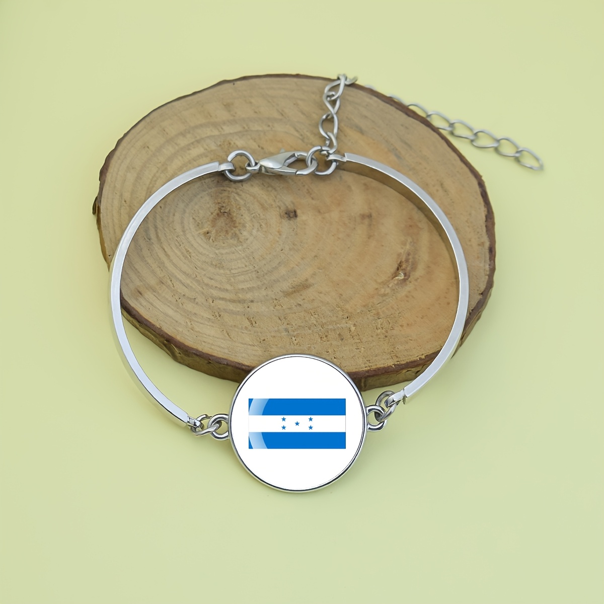 TEMU Pulsera de de Honduras, 1 pieza, ajustable, joyería de moda para mujer, uso diario, regalo para ella, accesorio de