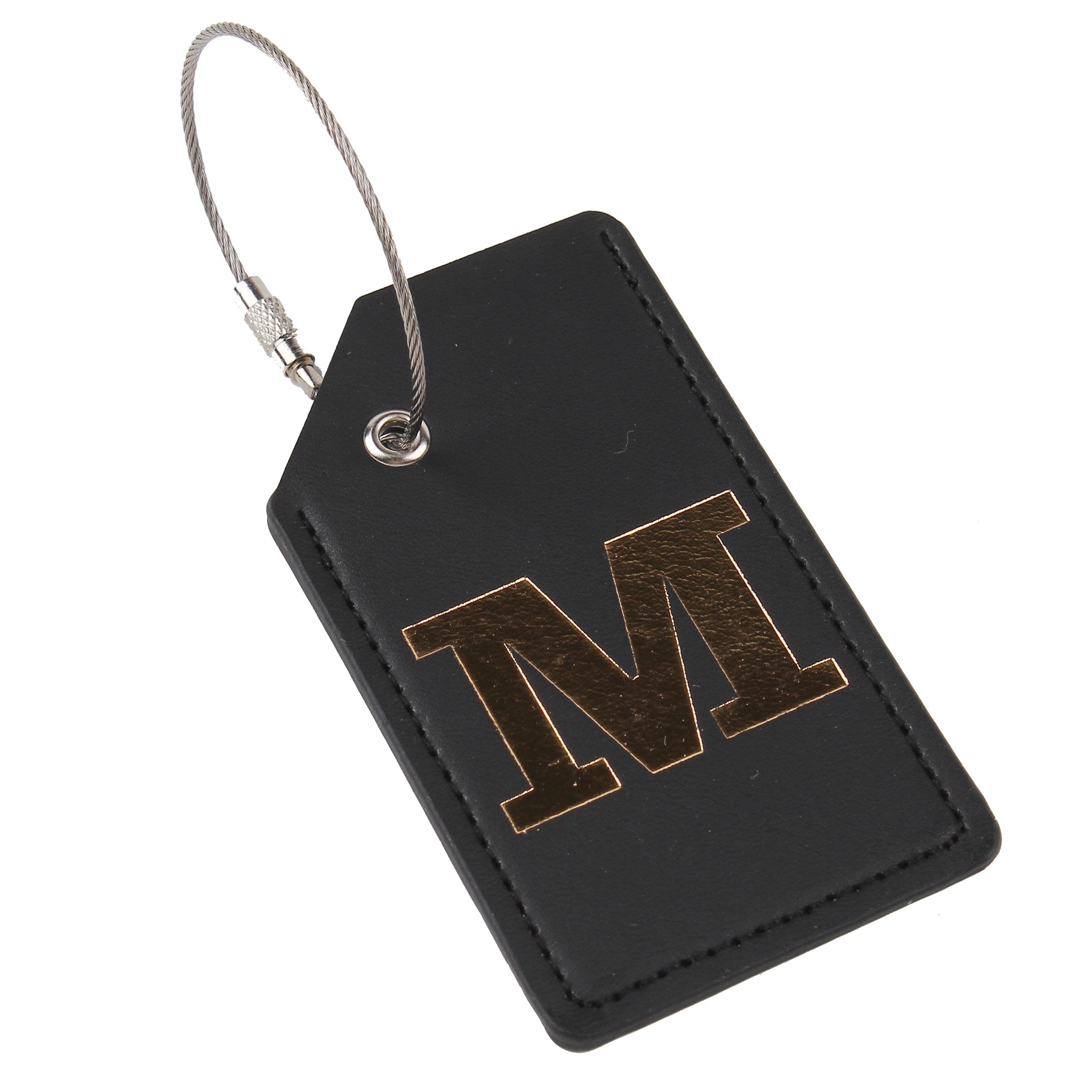 Image of Fashionable And Lightweight, Suitable For Flying, Travel, And To School, This Minimalist Faux Leather Luggage Tag Features A Stylish Solid For Male And Female Students