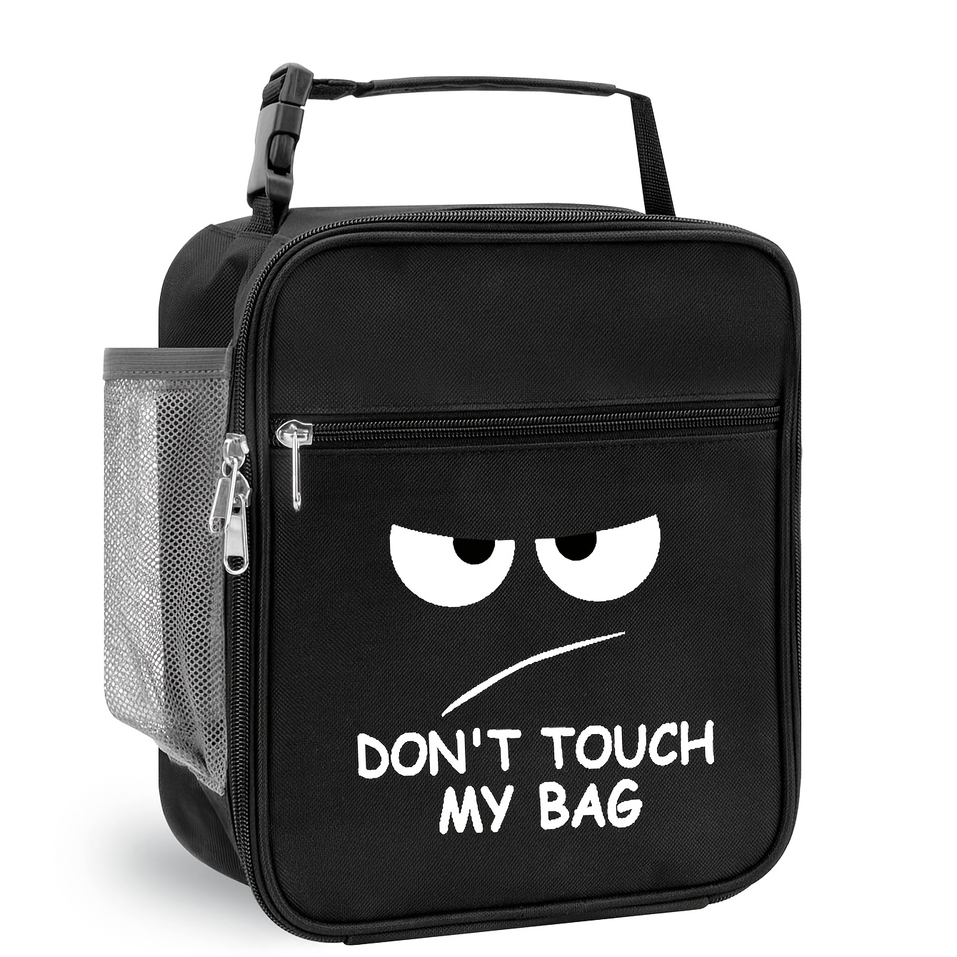 TEMU 1pc " " Design Lunch Bag - Portable Insulated Picnic Handbag For Office, Travel (non-food Contact)