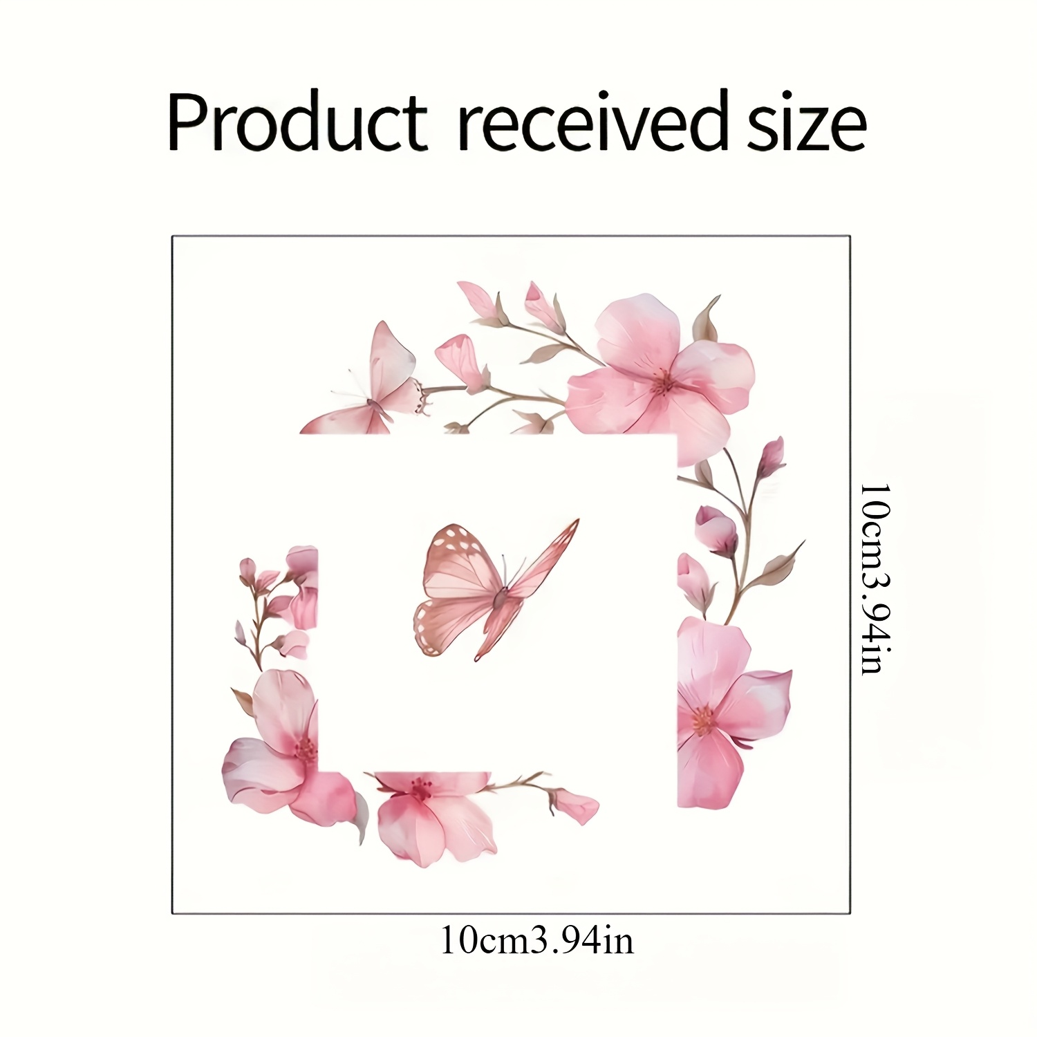 1pc Pink Floral Wall Switch Sticker - Removable Self-adhesive Decal, Easy To Decoration, Suitable For Bathroom, Kitchen, Bedroom, And Living Room