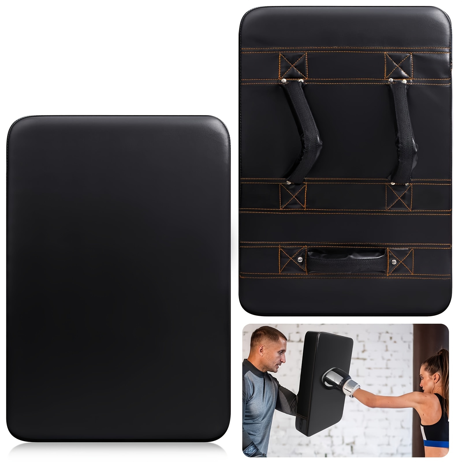 Image of 60 40 10cm Training Kick Pads Standard Basketball Contact Pads With Handle Suitable For Soccer Hockey Martial Arts Mma Karate Taekwondo Long Hockey Practice