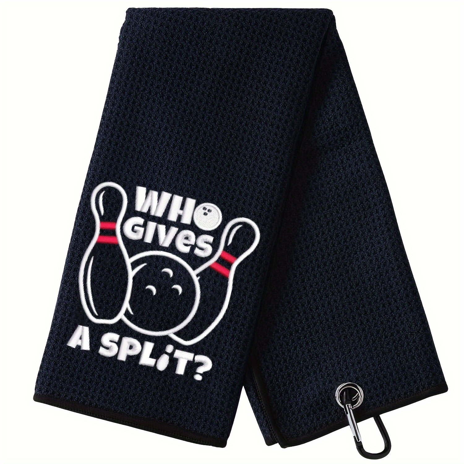

1pc Camping Towel - Who Gives A Split Bowling Towel - Funny Bowling Towel - Bowling Ball Towel - Bowling Accessories For Men And Women - Bowling Gift
