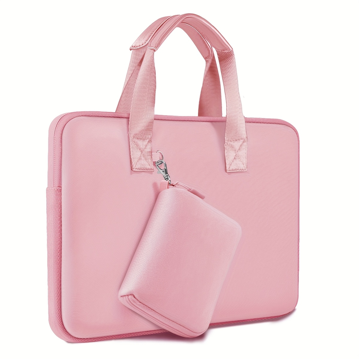 TEMU 1pc Housse pour Ordinateur Portable 13-13,5 Pouces, Étui de en Néoprène Élastique avec Poignée et Petite Poche de Rangement